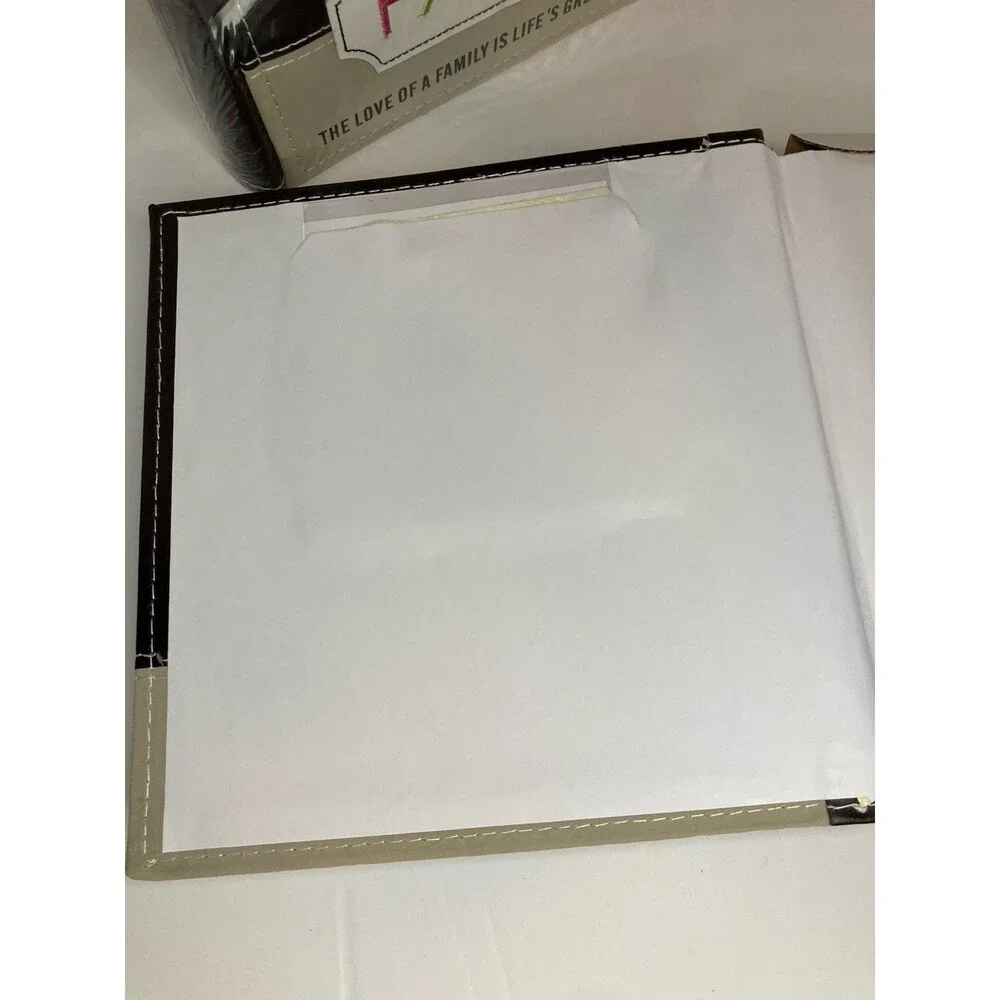 Family Photo Album 2-Up With Memo Space Pocket For Cover Photo Lot Of 2 Albums